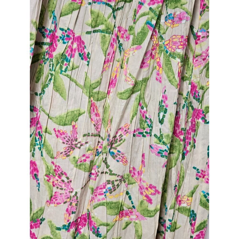 Charter Club Womens Floral Midi Skirt Size L Romantic Cottagecore Bloomcore NWT - Picture 3 of 11